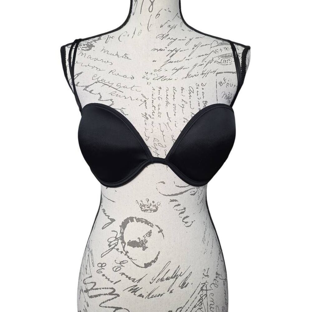 Lingerie Solutions Women's Size 36C Black Multi Options Bra w Removable Gel Pads